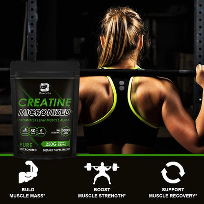 Beworths Creatine Monohydrate Powder - 5000mg per serving