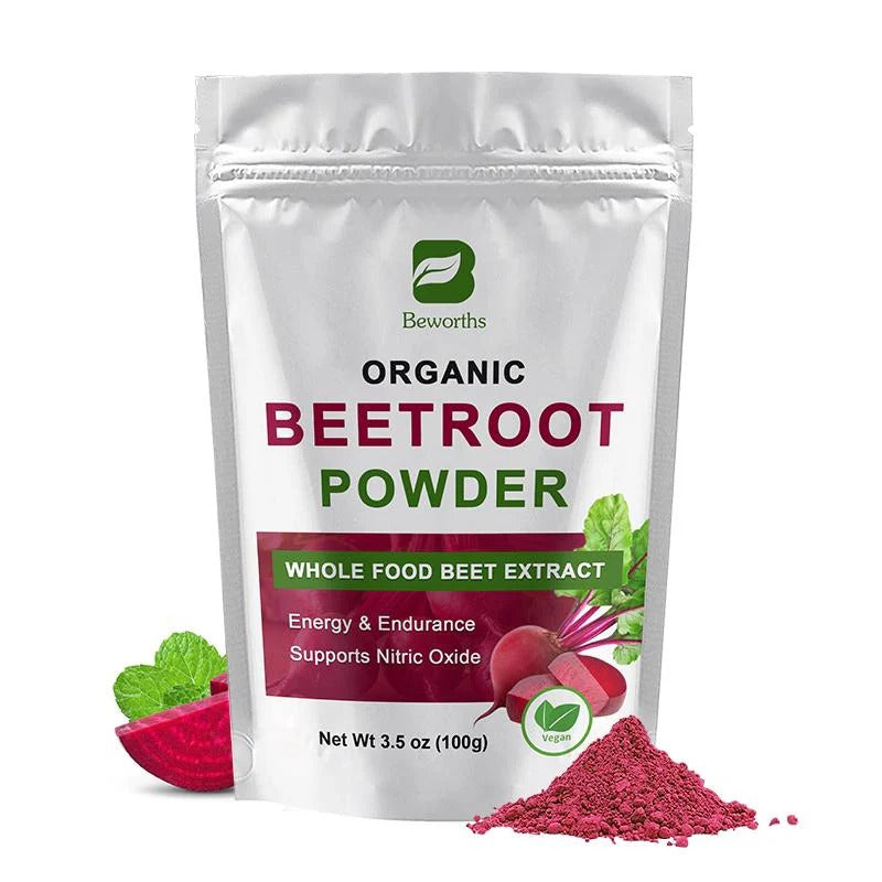 Beworths Beetroot Powder Supplements - Support Natural Nitric Oxide