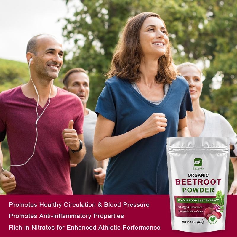 Beworths Beetroot Powder Supplements - Support Natural Nitric Oxide