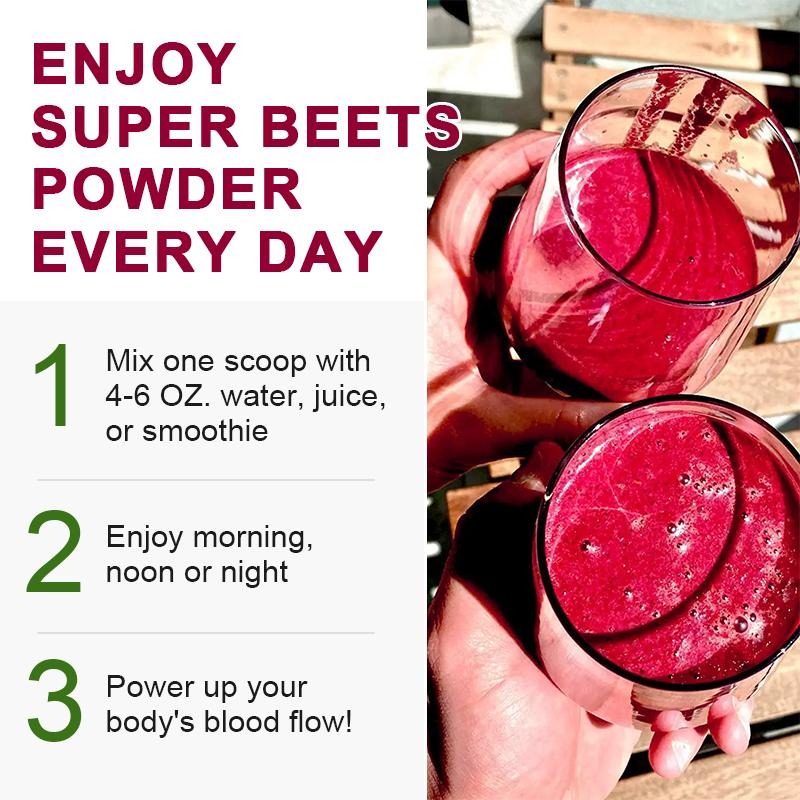 Beworths Beetroot Powder Supplements - Support Natural Nitric Oxide