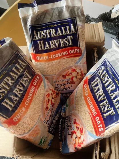 BULK - AUSTRALIAN HARVEST Quick Cooking Oats 1kg x 15 (CASE)