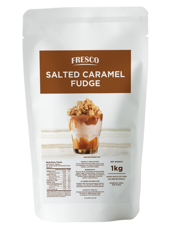 [Buy 1 Take 1]- Fresco Fudge 1kg- Chocolate, Caramel & Salted Caramel