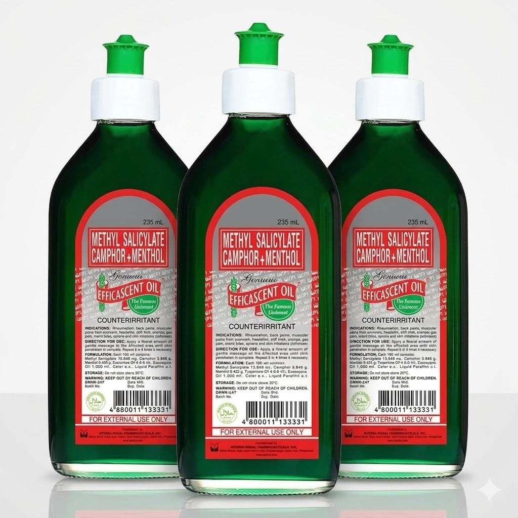 Efficascent Oil Regular 235mL x 3 Bottles