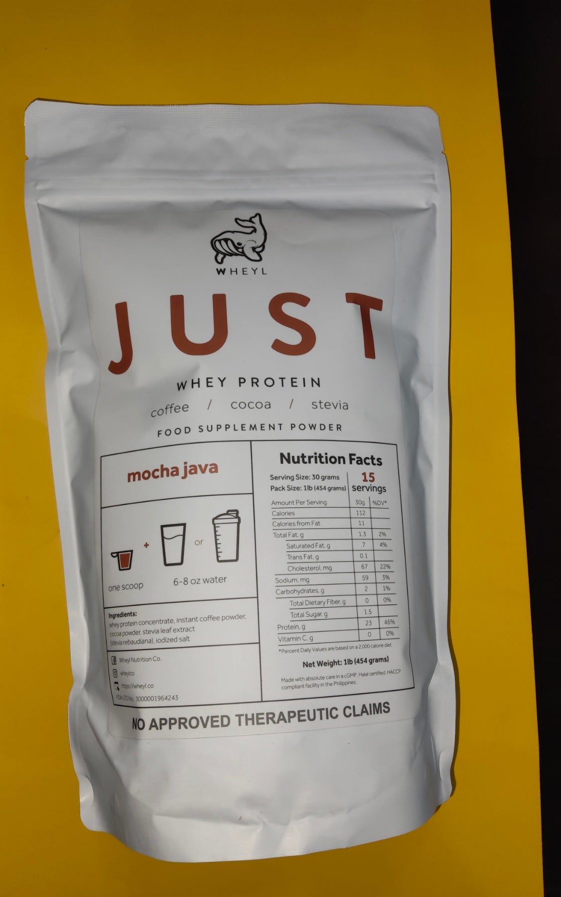 JUST Mocha Java Whey Protein – ATIS.ph