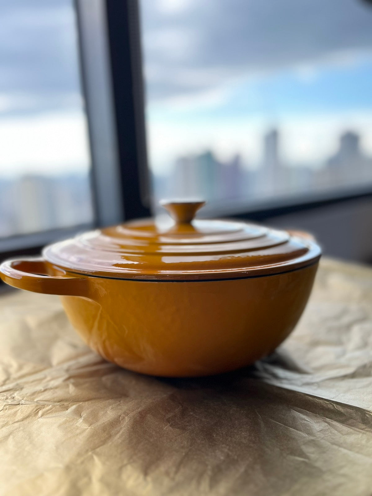Happiness YELLOW ENAMELED CAST IRON KITCHENWARE - 7 PCS SET
