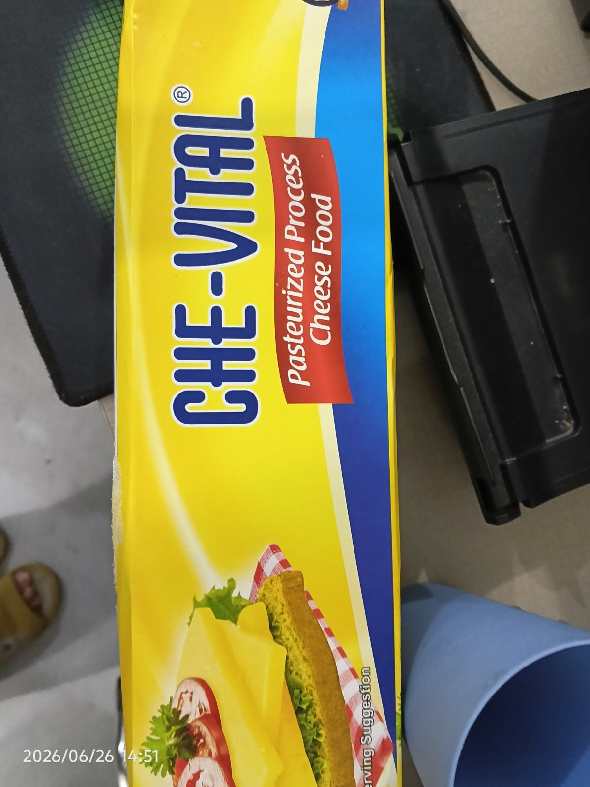 1 CASE - Che-Vital CHEESE FOOD 2kg x 6