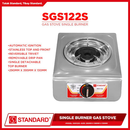 STANDARD SINGLE BURNER LPG Gas Stove - (BURNER ONLY)
