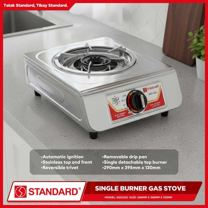 STANDARD SINGLE BURNER LPG Gas Stove - (BURNER ONLY)
