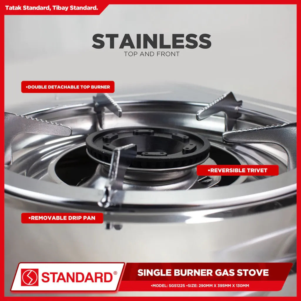 STANDARD SINGLE BURNER LPG Gas Stove - (BURNER ONLY)